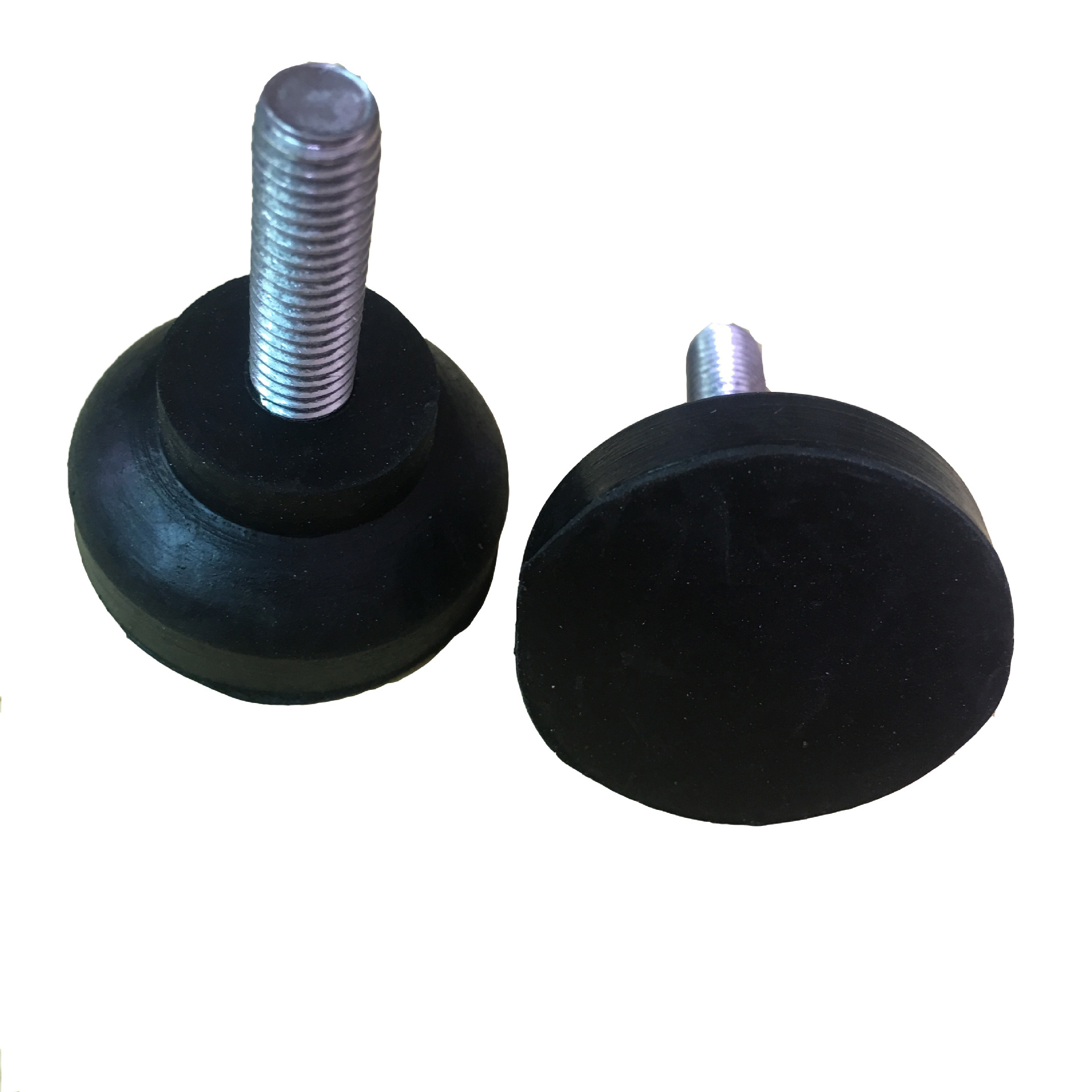 36*m8*25橡胶可调脚电子秤调节脚垫桌子增高脚垫机械调平脚橱柜脚