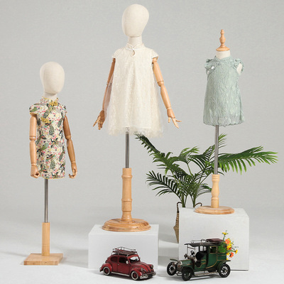 儿童模特道具带手半身小孩小童服装展示架童装店橱窗模特架