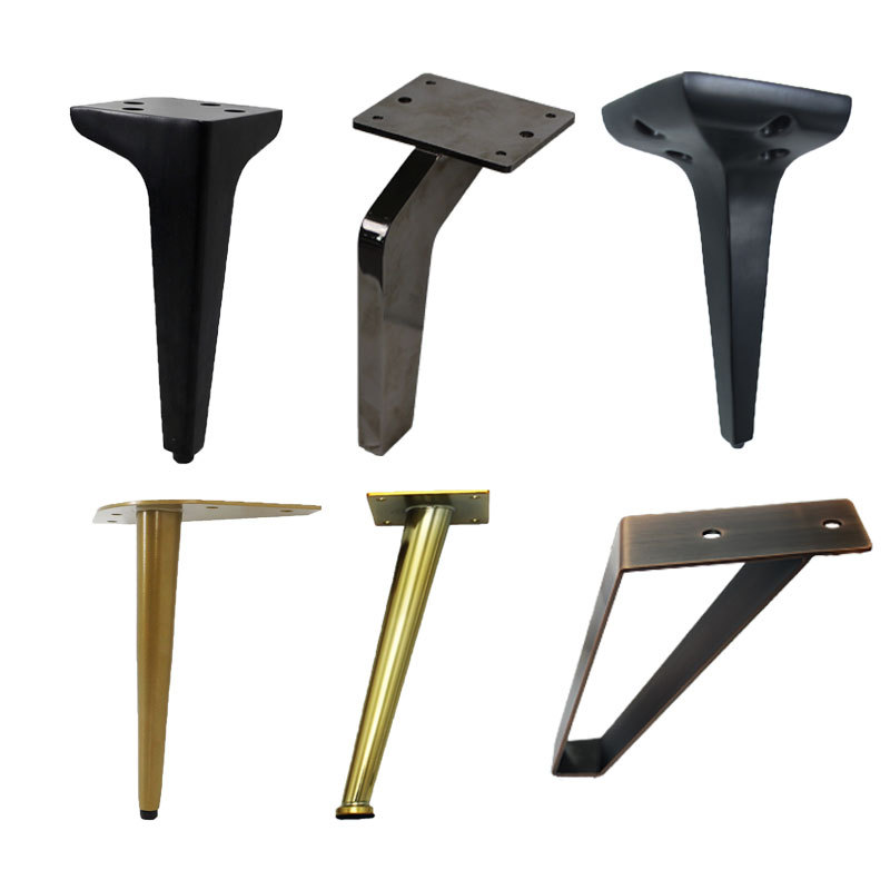 欧式金属不锈钢电镀沙发脚橱柜脚铁沙发腿五金脚系列配件批发厂家