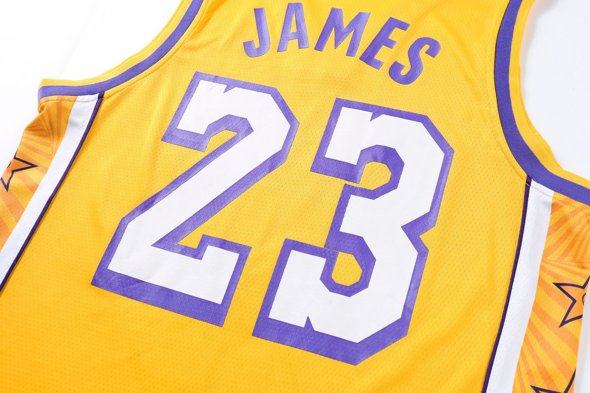 新款湖人城市版23号詹姆斯球衣比赛出场运动篮球服套装印字号定制