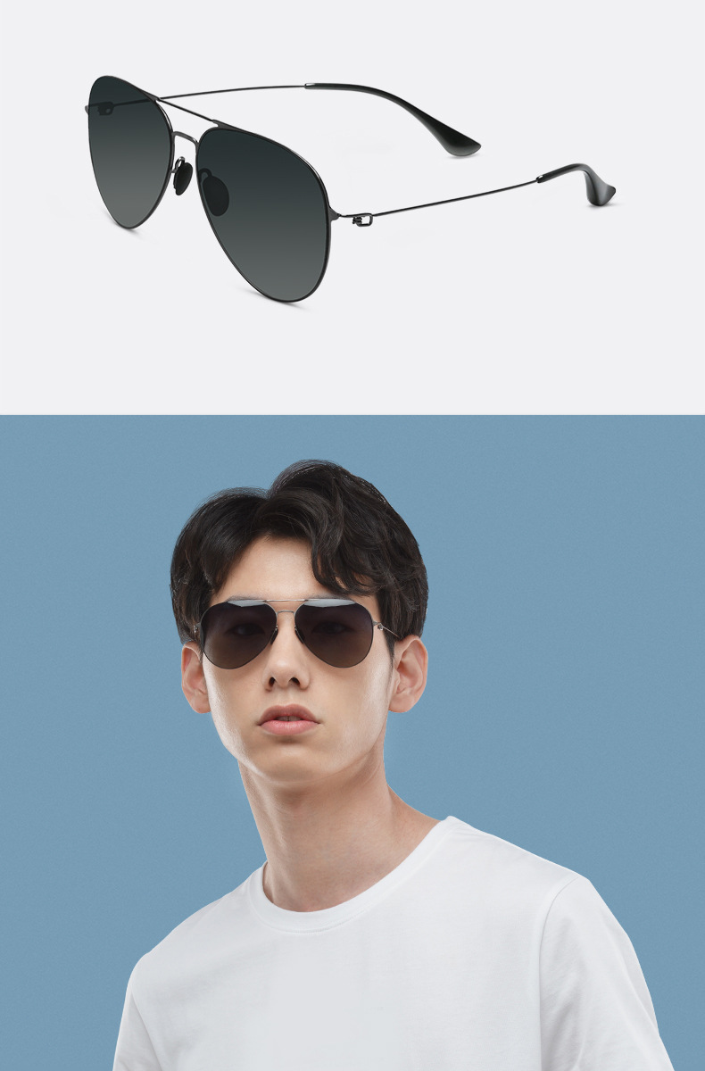 适用小米米家飞行员太阳镜pro 尼龙偏光眼镜开车司机眼镜墨镜原装