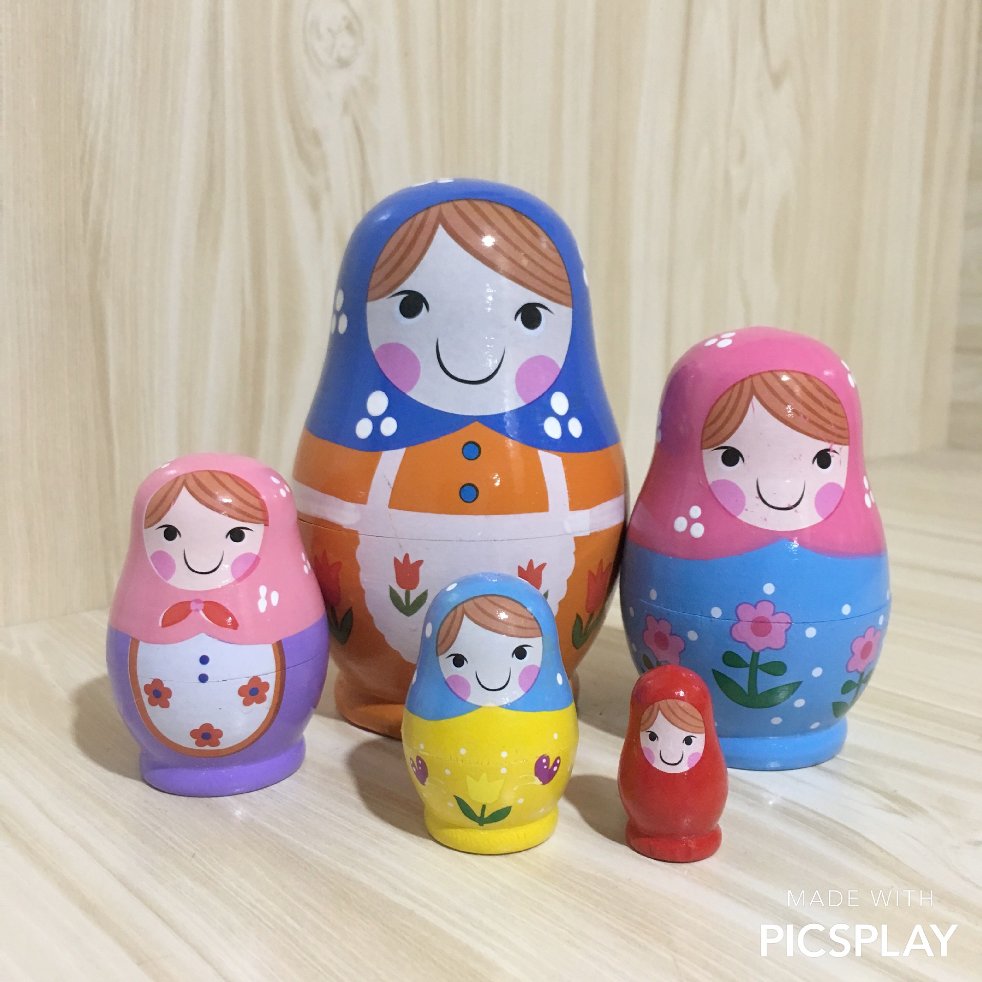 现货生产套娃俄罗斯套娃五层外贸正品10层创意摆件生日礼品工艺品