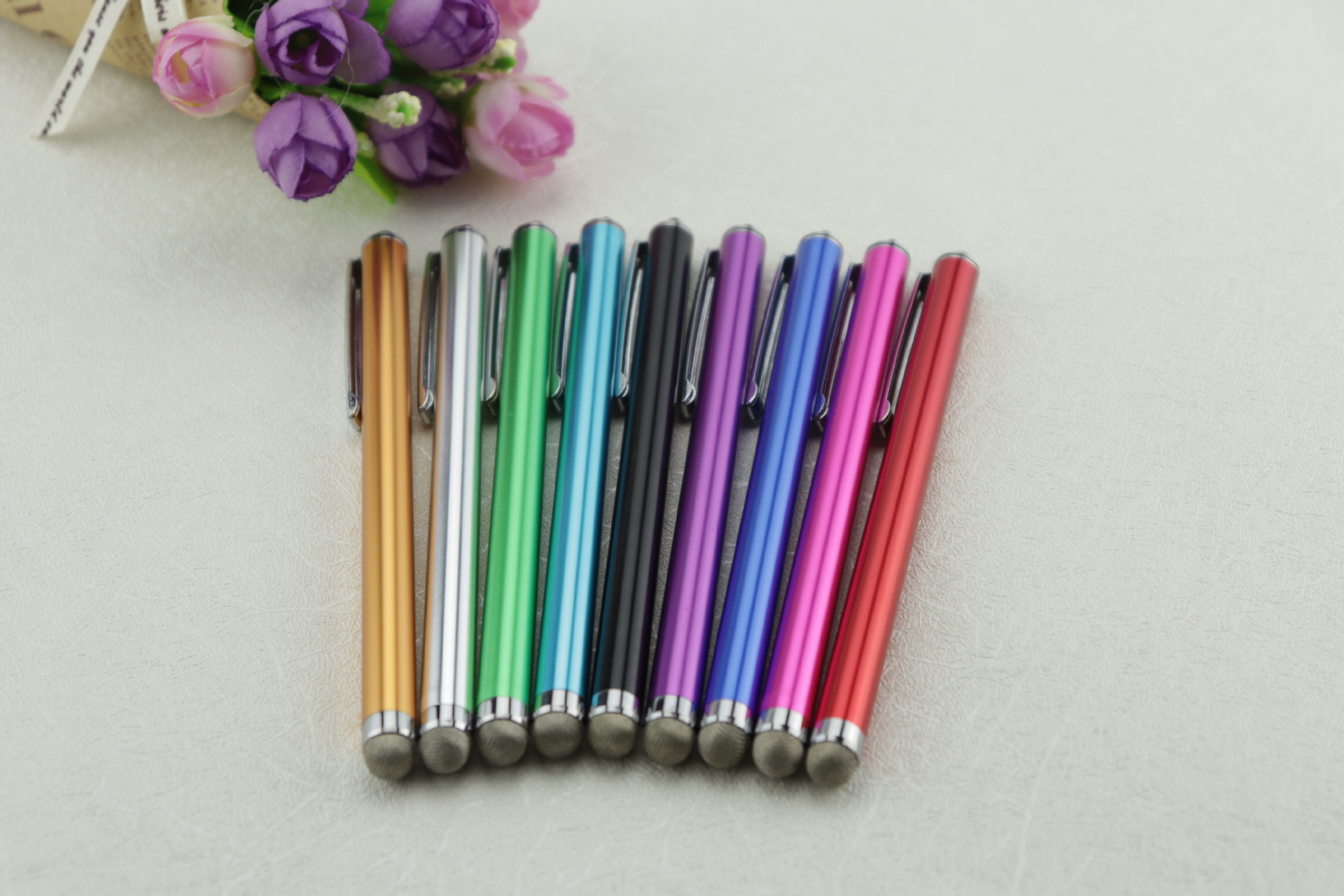 0纳米布头触屏笔 导电布头手写笔 可换布头触控笔 厂家直销