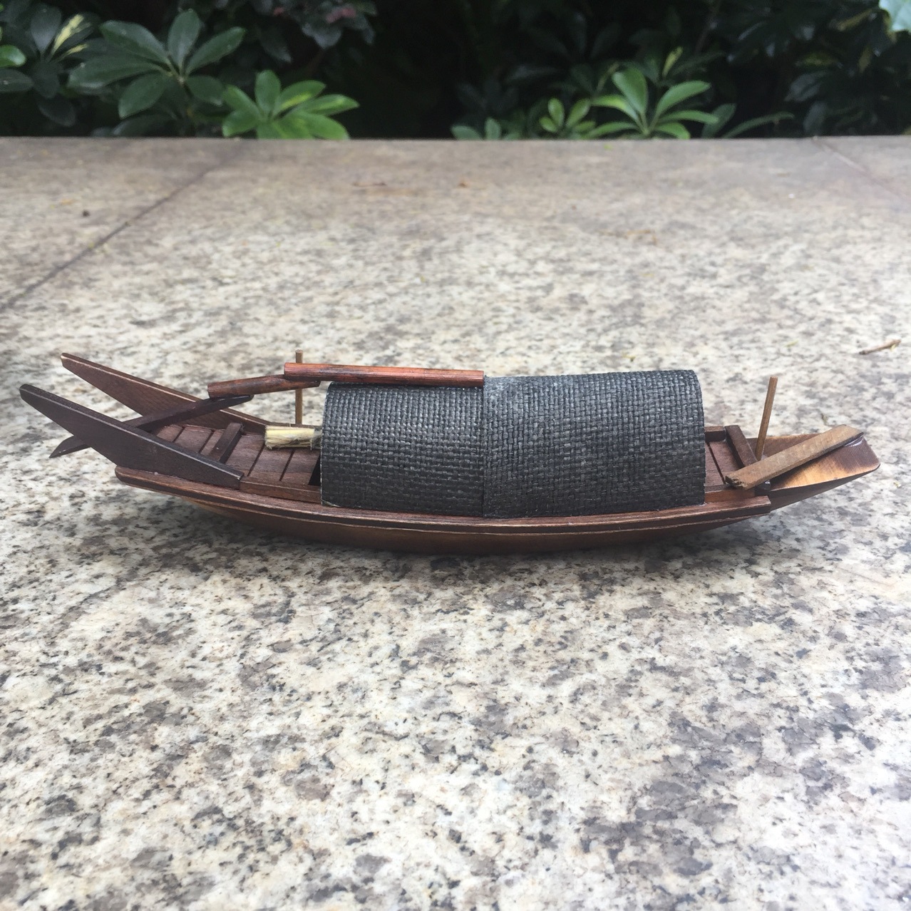 乌篷船模型江南水乡木船仿古水乡船小渔船 帆船公司开业促销礼品