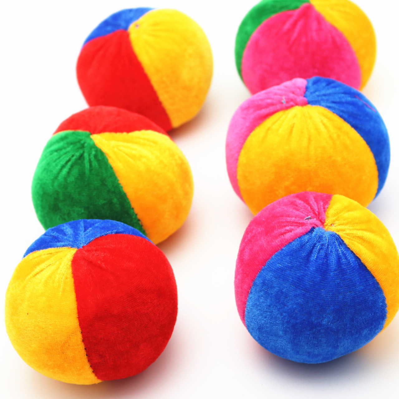 批发幼儿园小沙包丢沙包磨毛布帆布南瓜型游戏沙包直径7cm