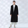 Two-sided Cashmere coat have more cash than can be accounted for 2019 Double-breasted Hooded black Large Autumn and winter Woolen coat Two-sided Cashmere coat have more cash than can be accounted for 2019 Double-breasted Hooded black Large Autumn and winter Woolen coat