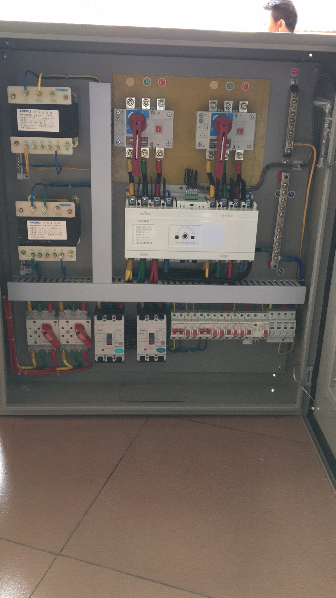 供应定制德力西双电源配电箱正泰双电源配电箱厂家