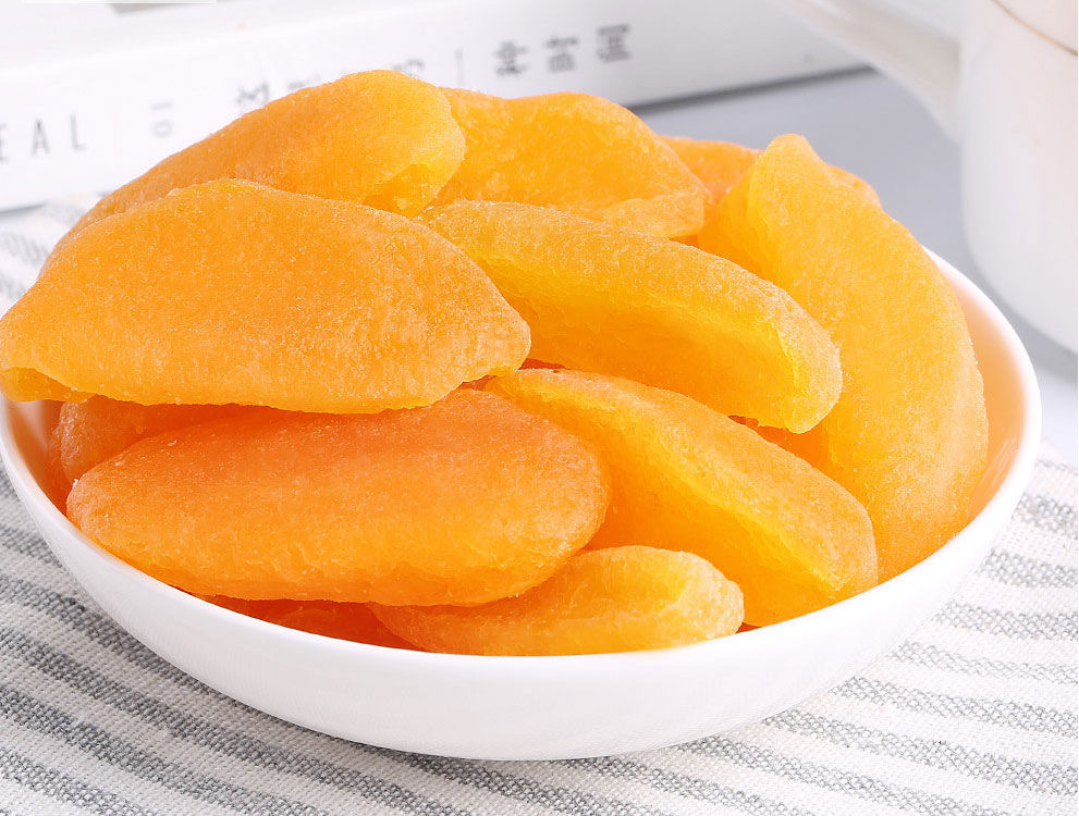 黄桃干100g/包 果脯水果干蜜饯零食桃干桃脯桃肉干oem贴牌代工