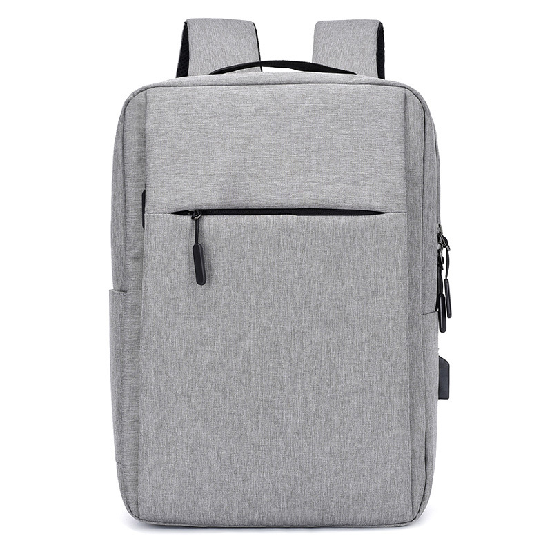Cross-Border Rechargeable Laptop Backpack Men's and Women's Casual Custom Logo Business Meeting Gift Simple Backpack