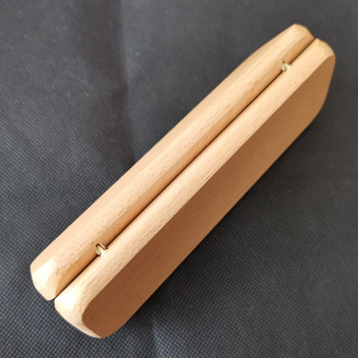 现货白木榉木笔盒 原木单支礼品盒 木头笔盒实木笔盒复古笔盒