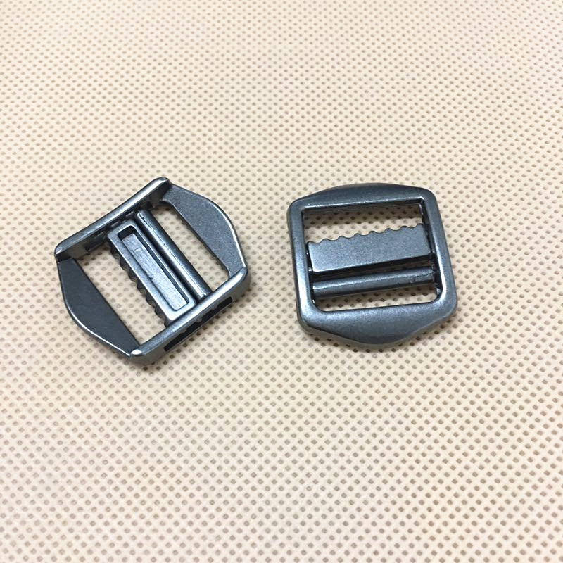 锌合金书包扣背包四档扣目字扣带齿防滑织带可移动调节扣内径20mm