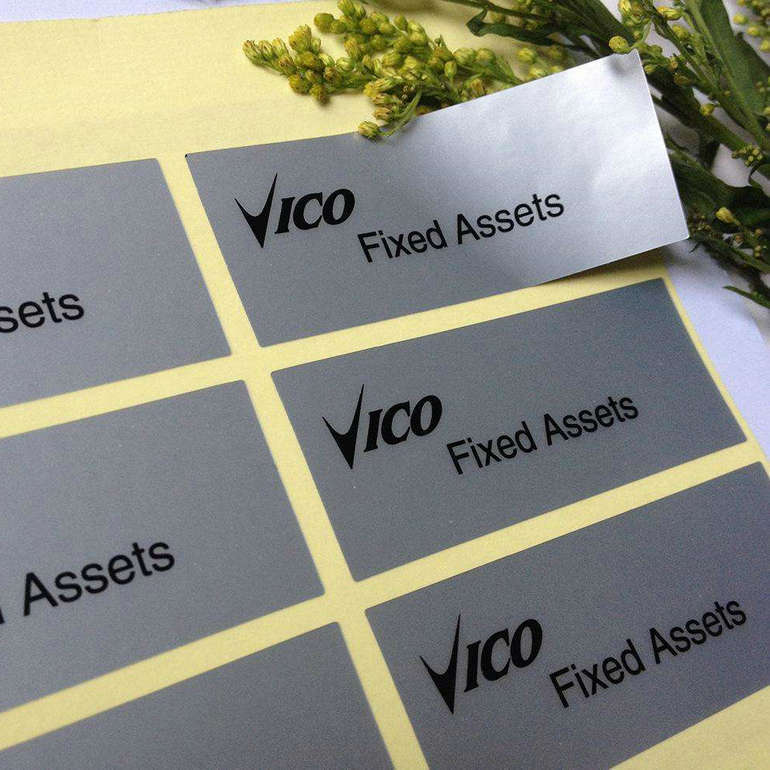 厂家定做拉丝银不干胶标签哑银不干胶标签消银龙不干胶