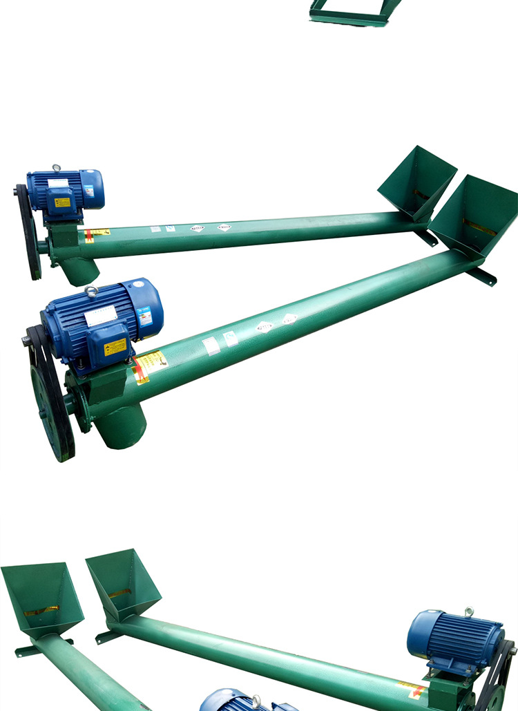 新型粮食螺旋绞龙提升设备 螺旋式饲料沙子面粉化肥输送机提升机
