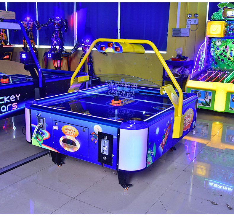 星际曲棍球儿童游乐场设备 电玩城投币游戏机 亲子对战游艺机厂家