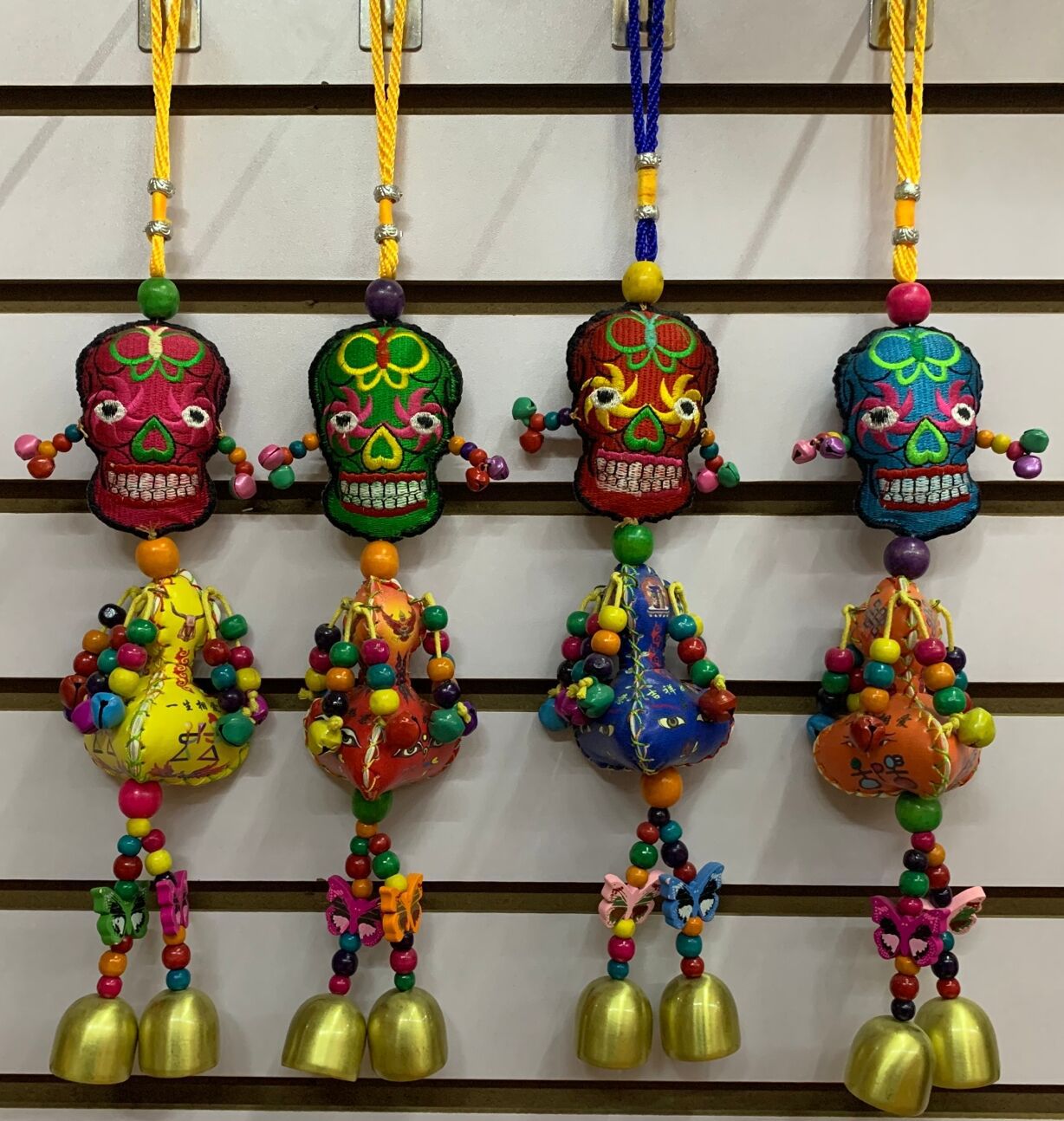 云南民族特色手工艺品东巴小人系列 布艺小丑葫芦人