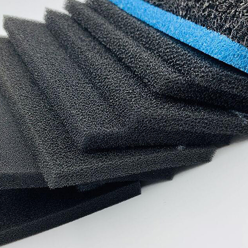 支持定制 聚氨酯爆破海绵片材 水箱填充减噪网状海绵条 水净化棉