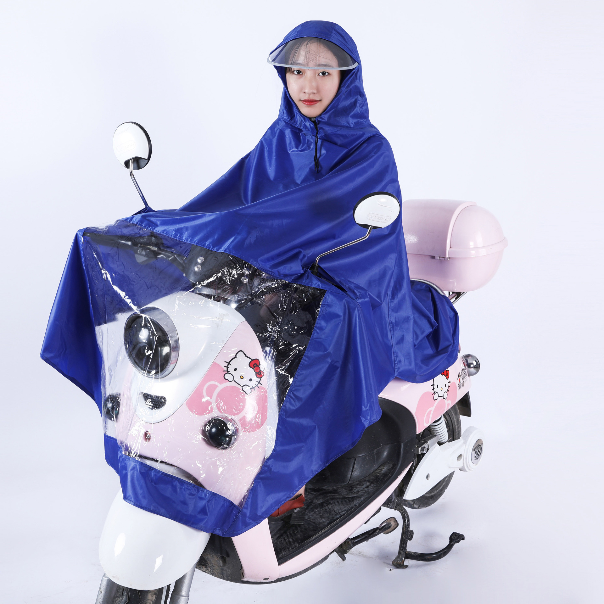 Electric Car Motorcycle Raincoat Outdoor Cycling Thickened Adult Poncho Self-Made Battery Car Special Raincoat Wholesale