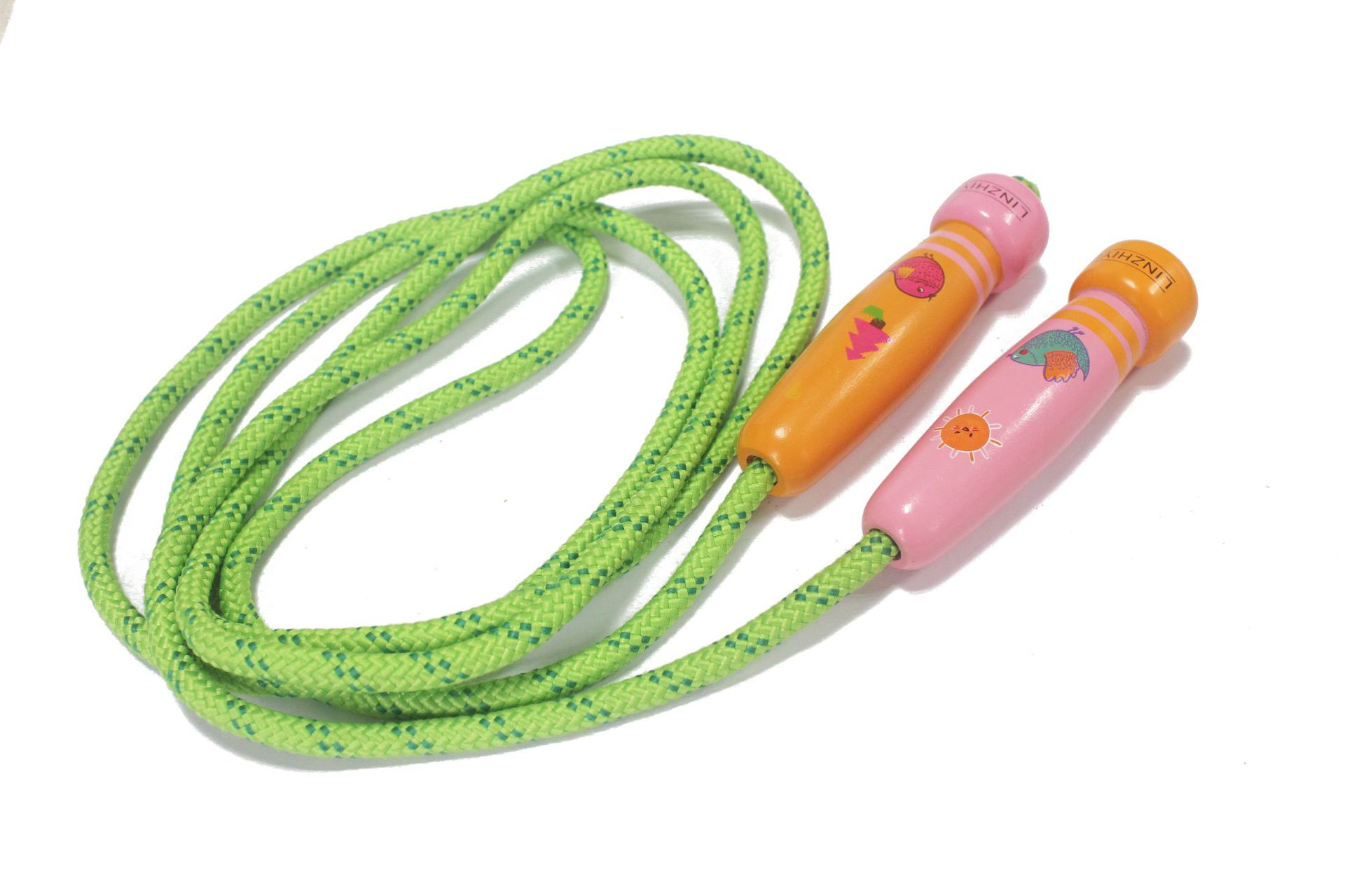 木质卡通动物跳绳儿童健身玩具 幼儿园幼儿宝宝跳绳木制可调节.25