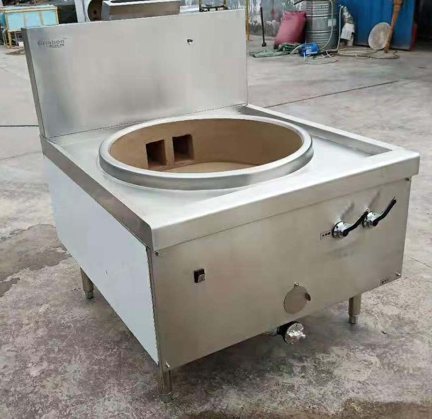 食堂厨房甲醇环保油燃气天然气单头大锅炒灶单眼大锅灶[不含税]