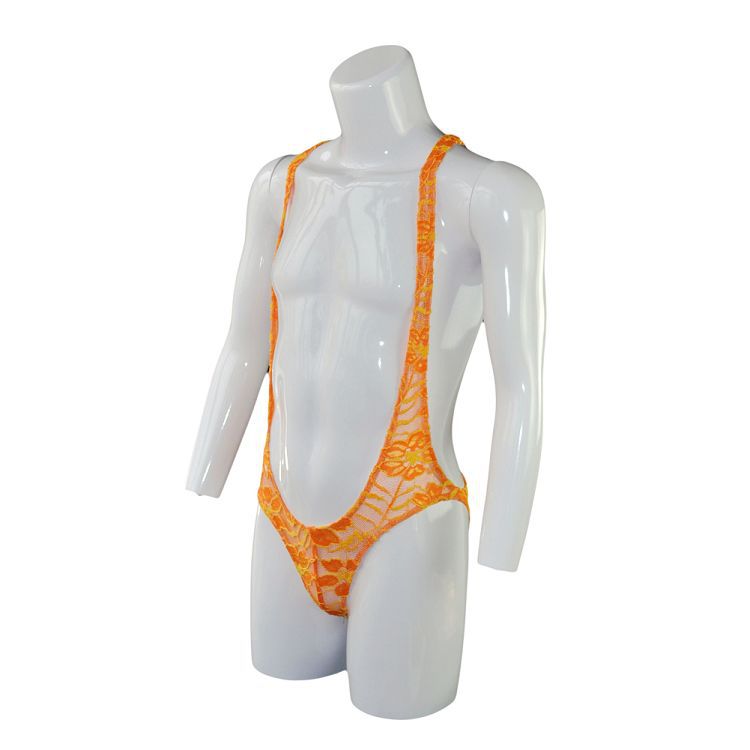 tzy906男士男式情趣内衣内裤 蕾丝连体低腰背带三角连身衣