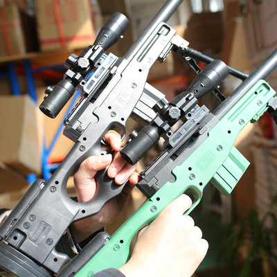 新款水弹枪 awm狙击枪荒野行动武器 吃鸡武器 军事模型