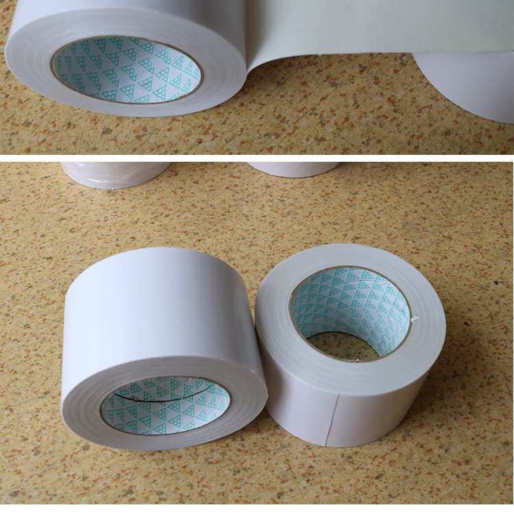 双面布基胶带白色防水防滑强力高粘地毯双面布基胶带批发供应
