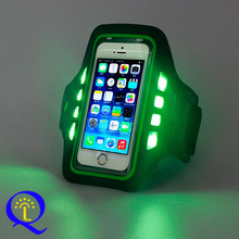 新款适用于LED苹果8代运动手机臂带 发光跑步手机套臂带 工厂批发
