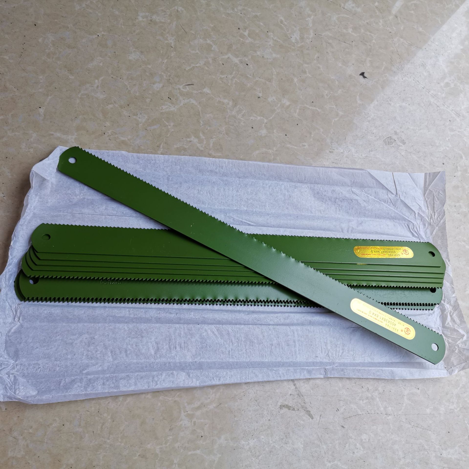 哈尔滨二工高速钢机用锯条锋钢锯条本溪机用锯条450*38*1.