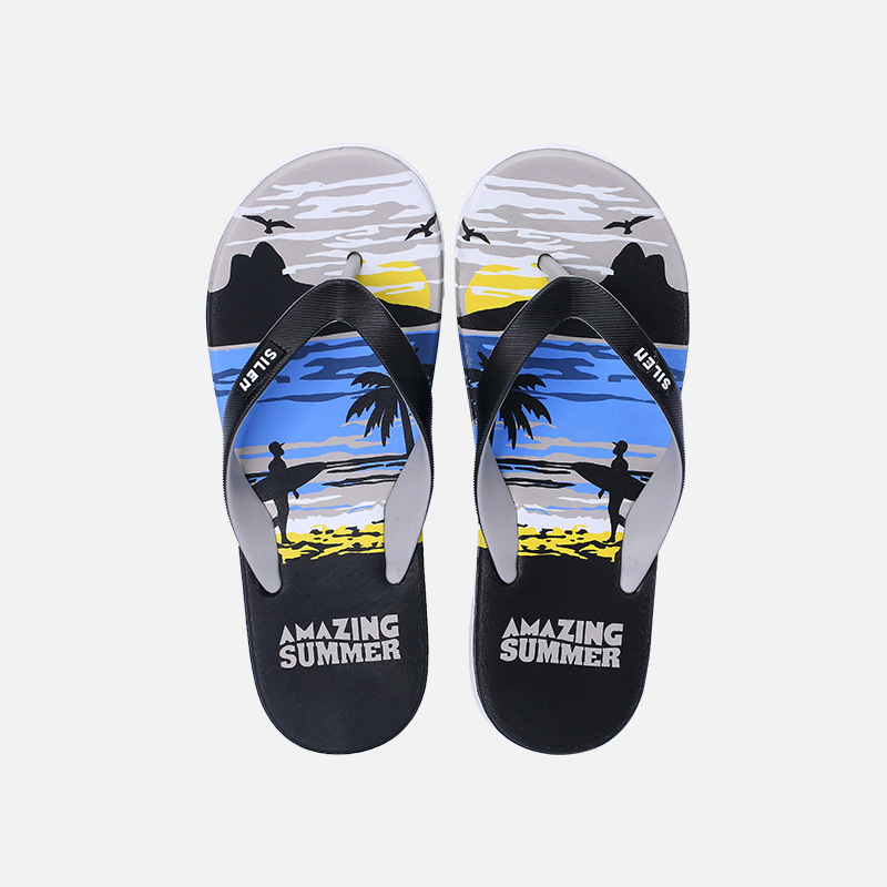 silen/兴伦2019新款夏季夹脚拖鞋男女士防滑耐磨人字拖凉拖鞋潮