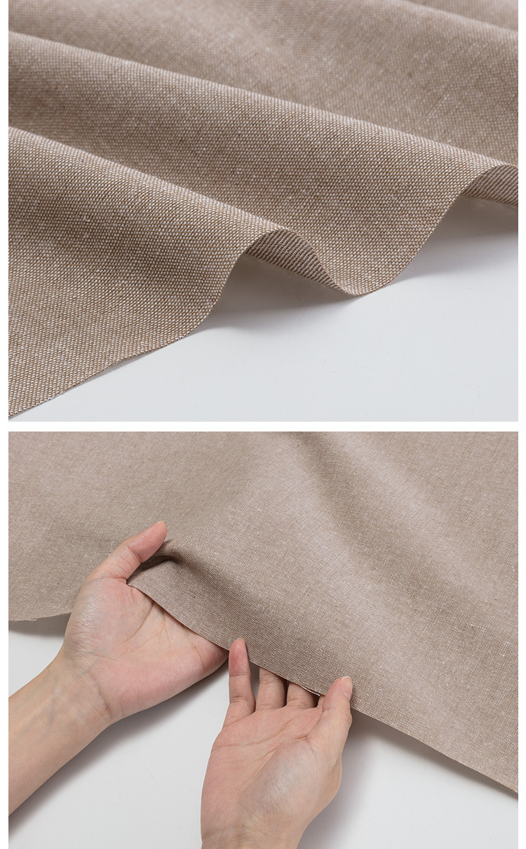 现货供应 梭织麻棉涤混纺牛津纺面料 男女服装衬衫外套裤子布料