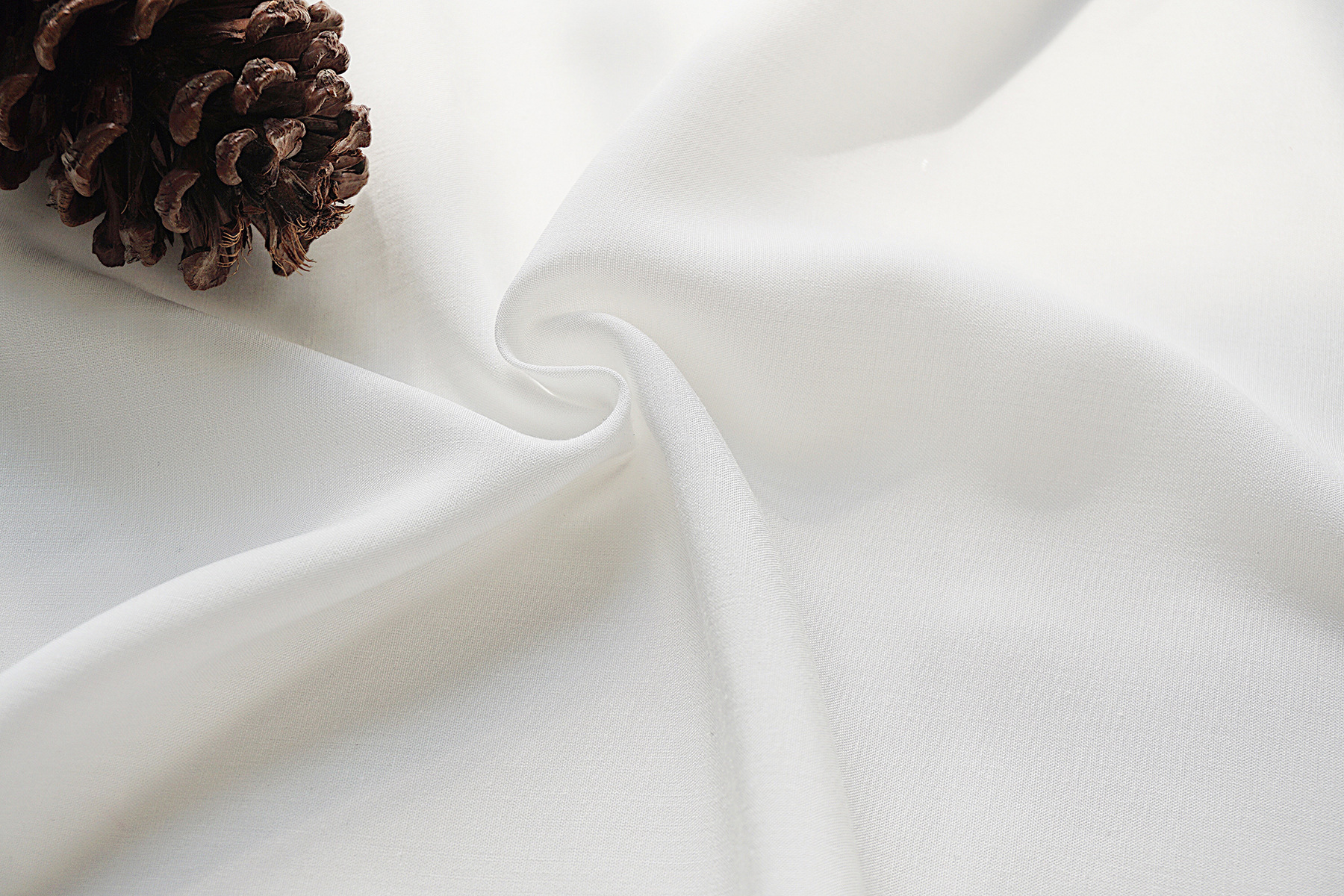 45s人棉府绸 40支人造棉 平纹白色 人造棉布料 人棉半漂 棉绸布料-阿