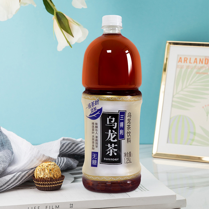 suntory/三得利乌龙茶 低糖茶饮料 大瓶 家庭分享装整箱1.25l*6瓶