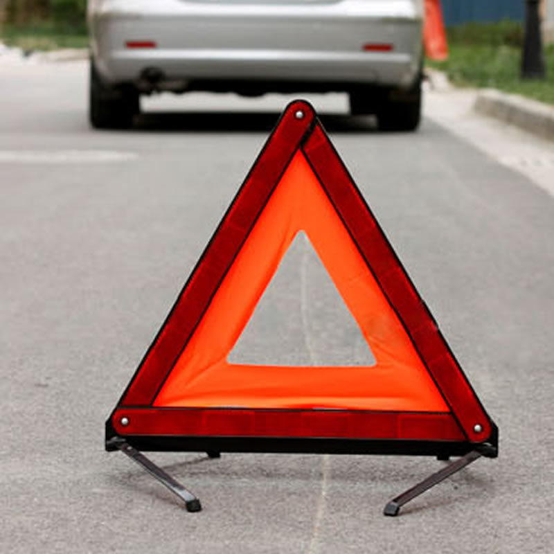 汽车三角架反光型警示牌三脚标志车用危险故障安全停车牌折叠国标