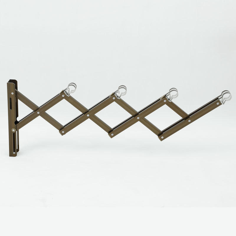 挂衣杆晾衣架外墙架杆支撑架晒衣杆晾衣杆三脚架不锈钢墙上晒衣架