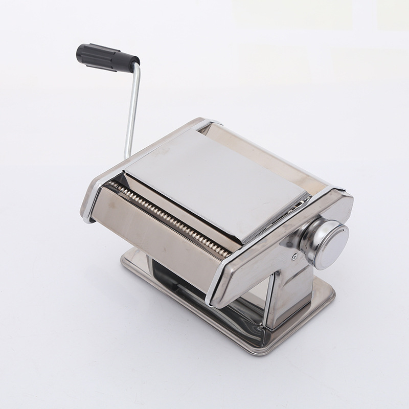 Multi-Functional Stainless Steel Household Small Manual Two-Knife Noodle Press Noodle Maker Dough Rolling Machine Dumpling Wrapper Machine