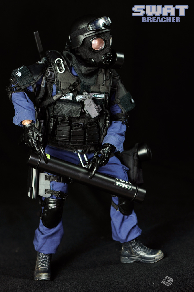 pattiz仿真工艺军事关节人偶 1/6比例te警swat兵人模型玩具