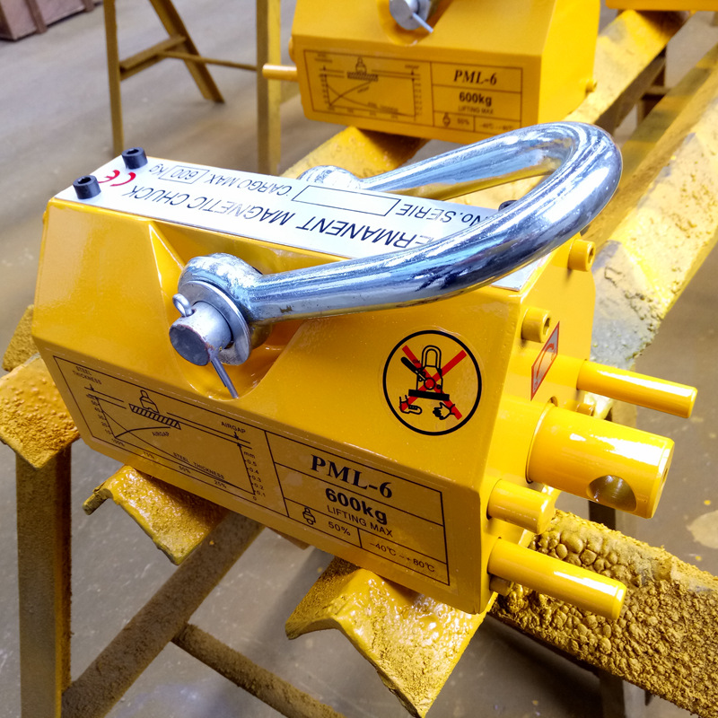 现货 磁力吊 600kg 永磁起重器 3倍以上脱拉力磨具吸盘pml600公斤