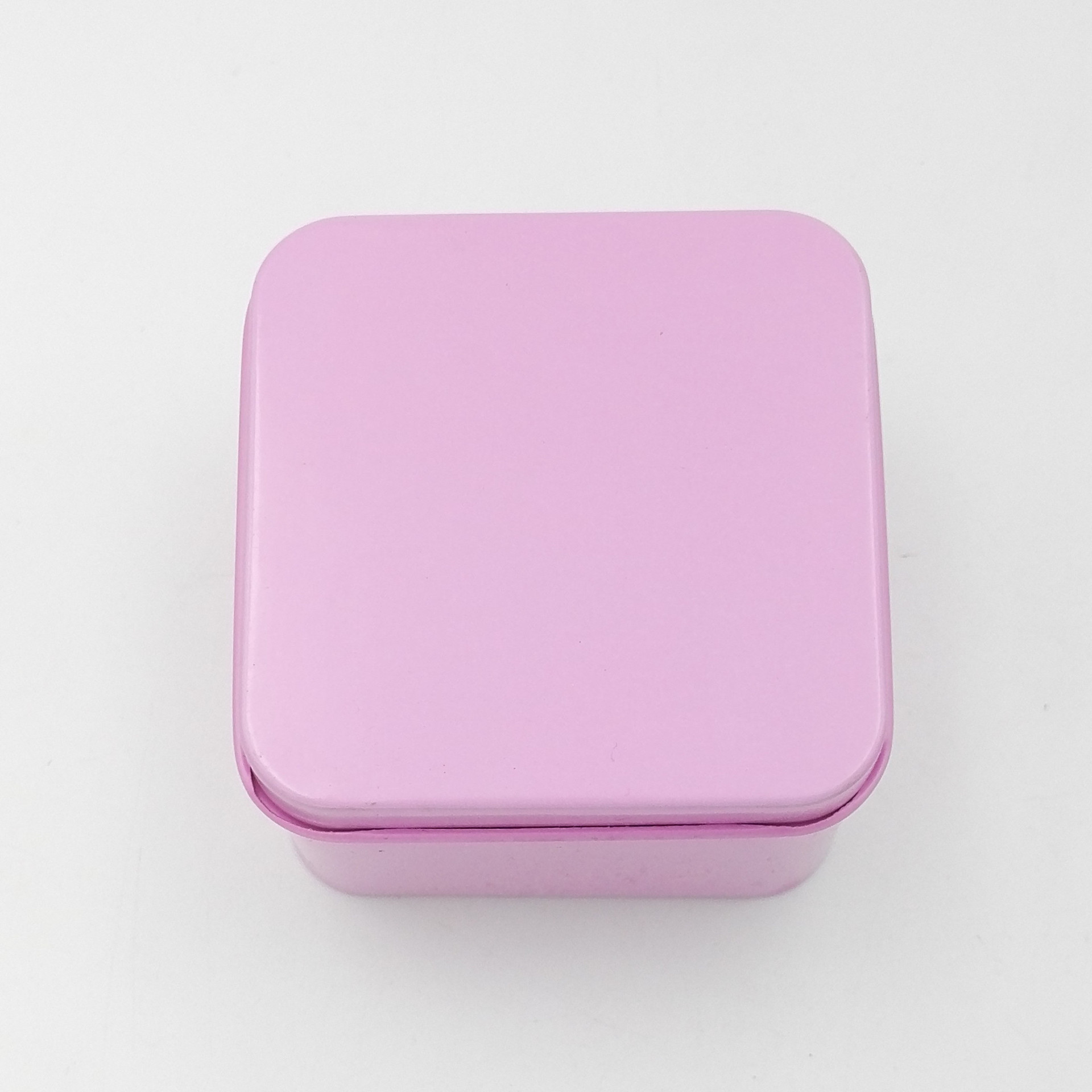 5小号正方形铁盒 喜蜜伴手礼 马口铁盒包装 喜糖盒