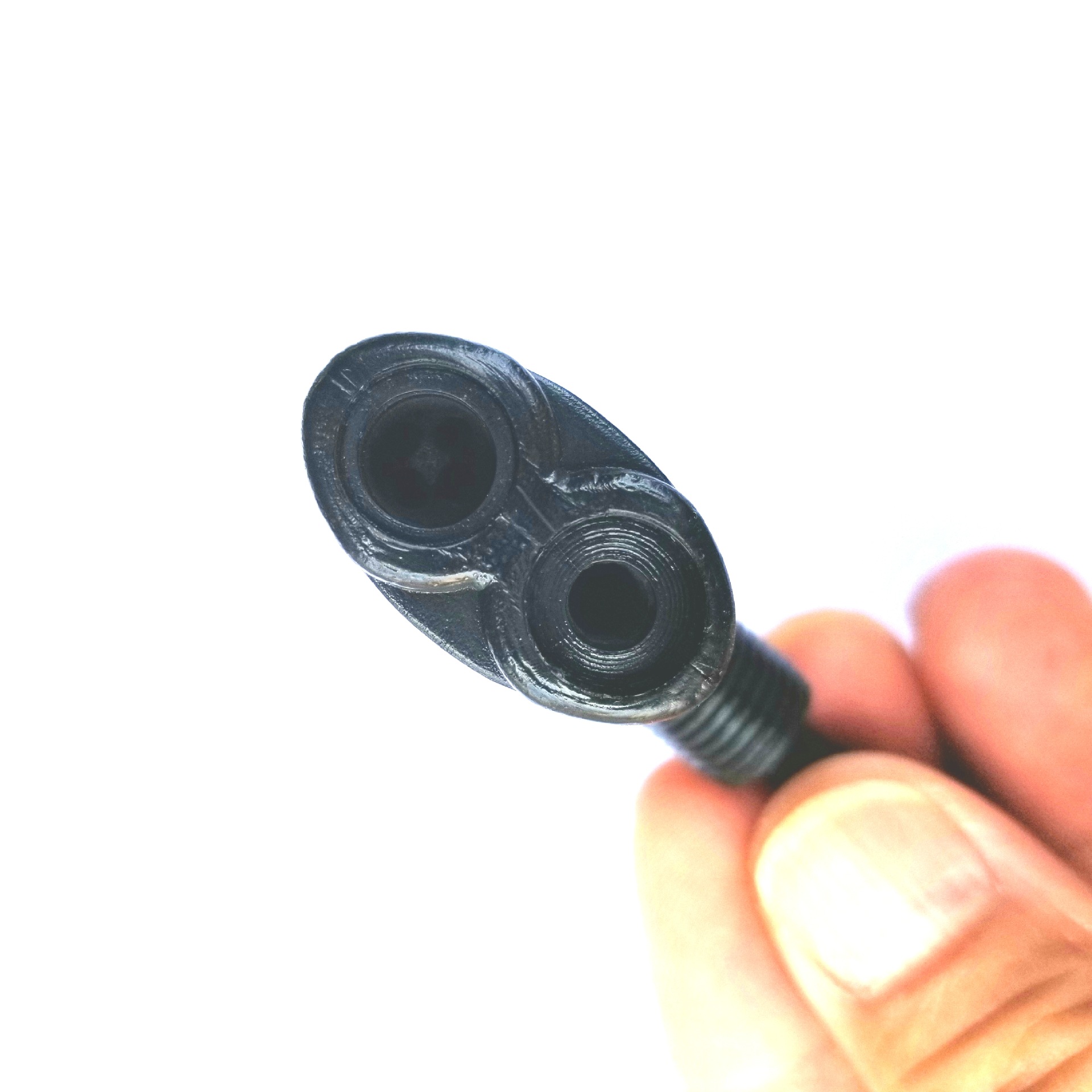 打气筒配件白色美式充气嘴 多功能英嘴美嘴法嘴气嘴通用气嘴压把