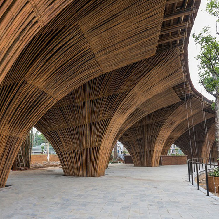 【境道】竹子长廊 竹餐厅 竹廊亭 竹建筑 竹装饰 (设计 建造)