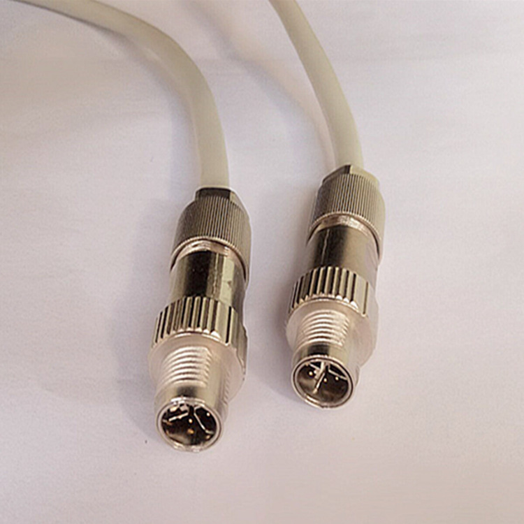 8芯插头(针式) m12以太网ii型电源电接器,x-code ip67