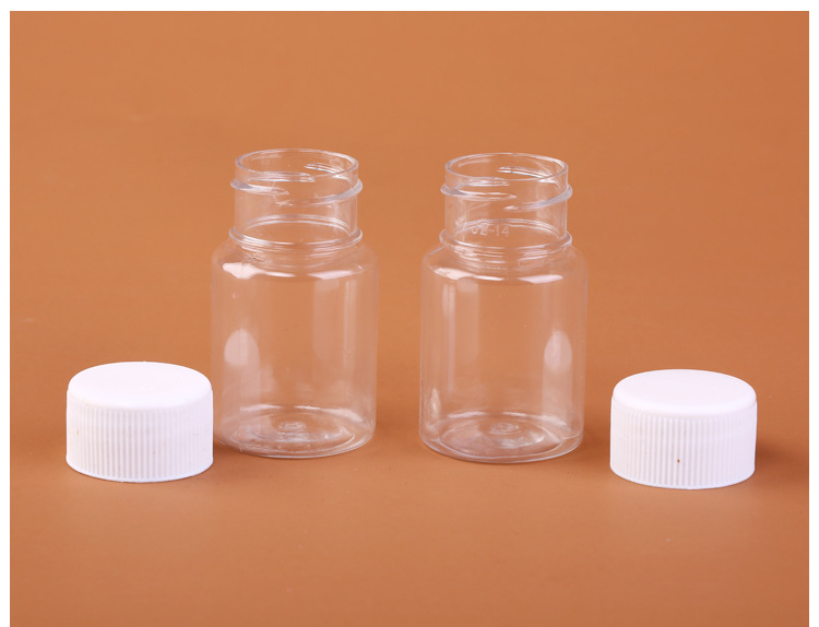 30克加厚透明大口塑料瓶30毫升样品瓶粉剂固体胶囊分装空瓶子
