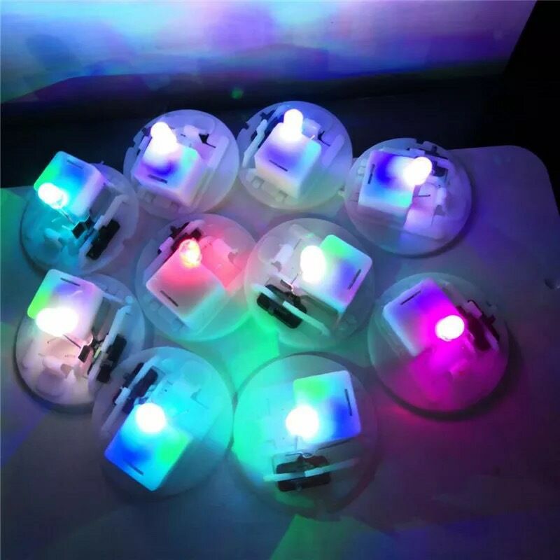 Colorful Color-Changing Flash Lamp Ddung Color Light Switch Lamp Accessories Electric Candle Lamp Toy Lamp Doll Lamp