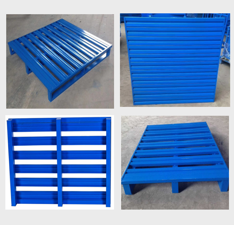 铁托盘 厂家仓库货架托盘可定制半铺双面进叉钢托盘漏铺托盘现货