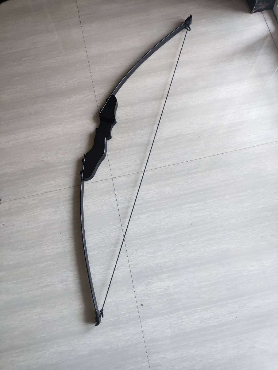 木把分体直拉弓娱乐入门弓箭正曲弓wooden riser straight bow