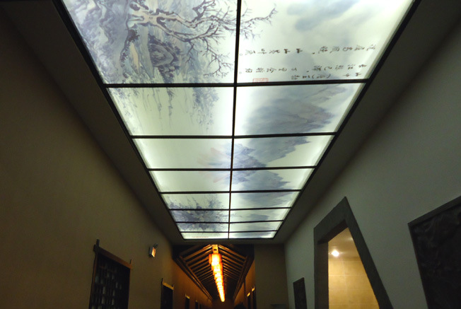 上海软膜厂家定制安装室内软膜天花装潢吊顶 龙骨铝合金软膜吊顶