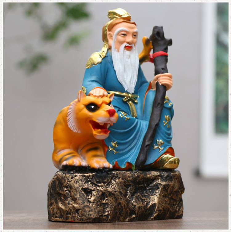 山神爷树脂佛神像彩绘菩萨寺庙供奉山神土地镇宅家用道教守护