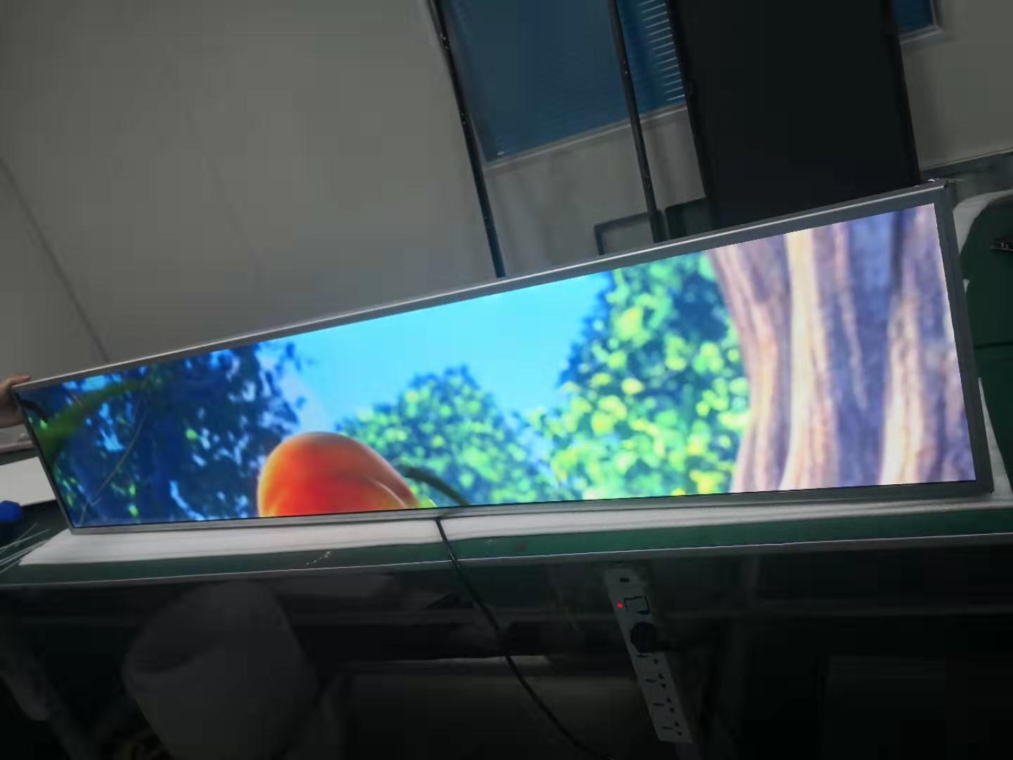 各种尺寸条形屏定做现货架专柜车载超市液晶长条广告机条形屏