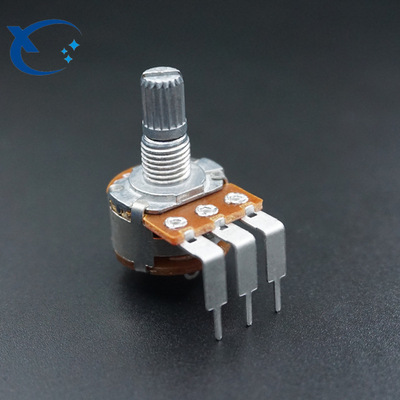 wh148型带开关大弯电位器 铁脚 台灯调光开关 调速开关电位器