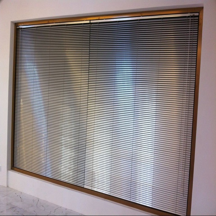 转棒拉珠百叶窗铝合金全遮光卫生间办公室卧室遮光百叶帘窗帘定制